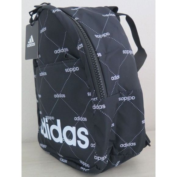 adidas 5149887 Unisex Monogram Black Core Mini Backpack - Picture 6 of 9
